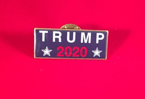 Trump 2020 Made In Usa President Donald J Trump Patriotic Lapel Pin Blue